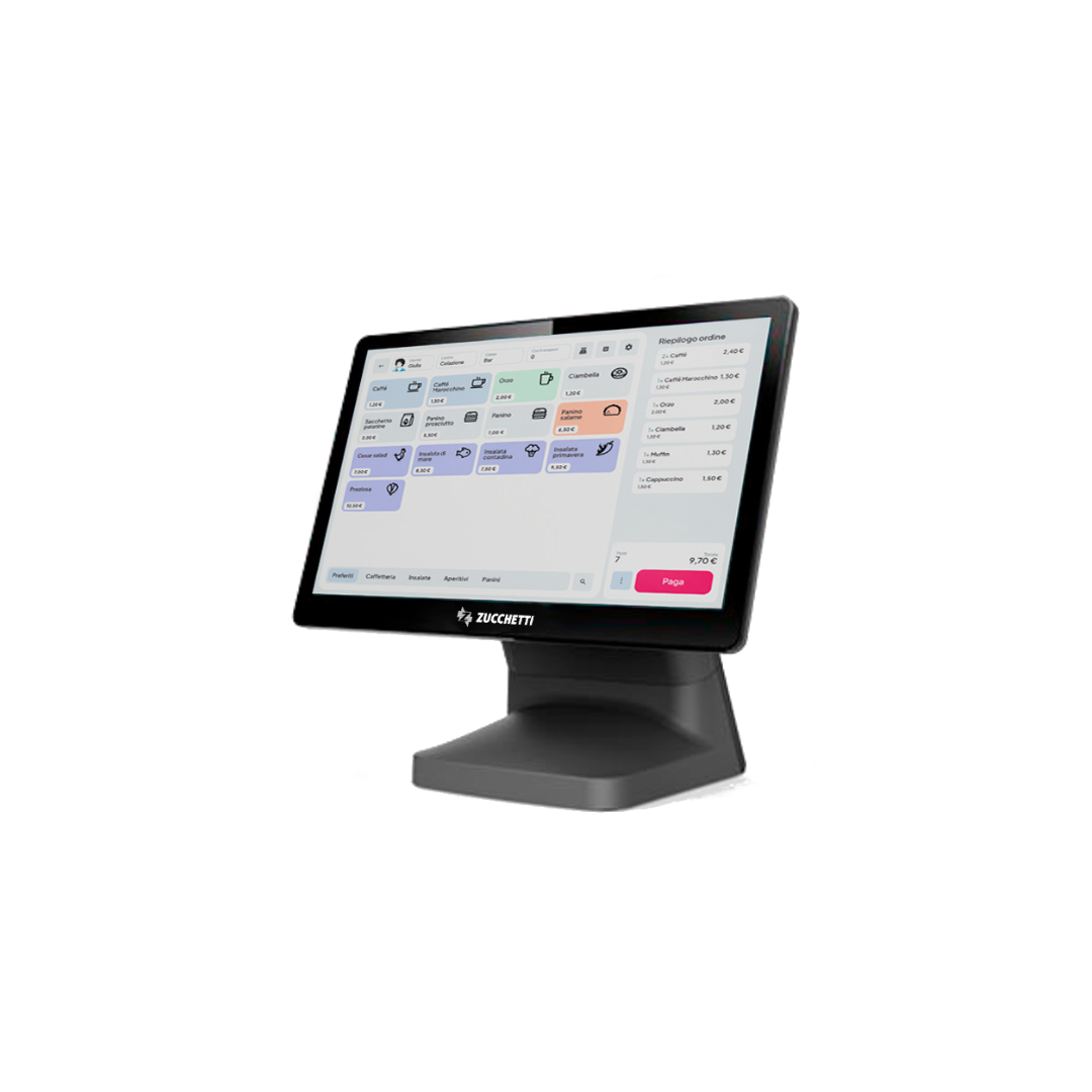 ZA2 -Android POS con display da 15.6” + SW RISTORANDRO/CASHANDRA