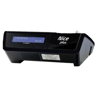 NICE PLUS, vista posteriore con display cliente